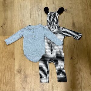Janie and Jack + Goat Milk baby suit 18-24m